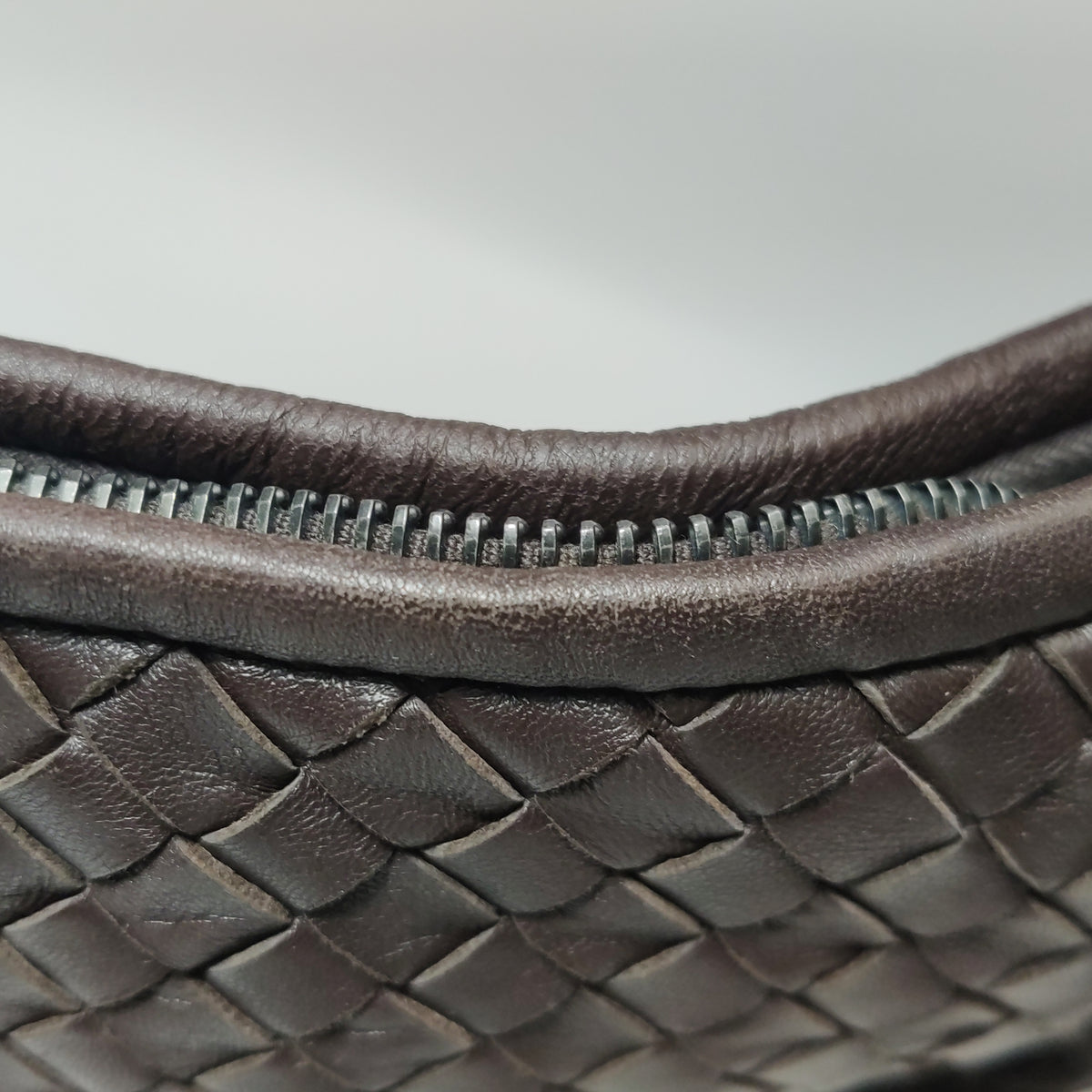 Bottega Veneta Intrecciato Hobo Large Dark Brown