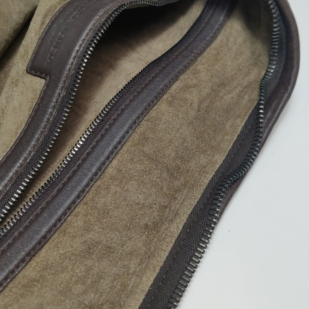 Bottega Veneta Intrecciato Hobo Large Dark Brown