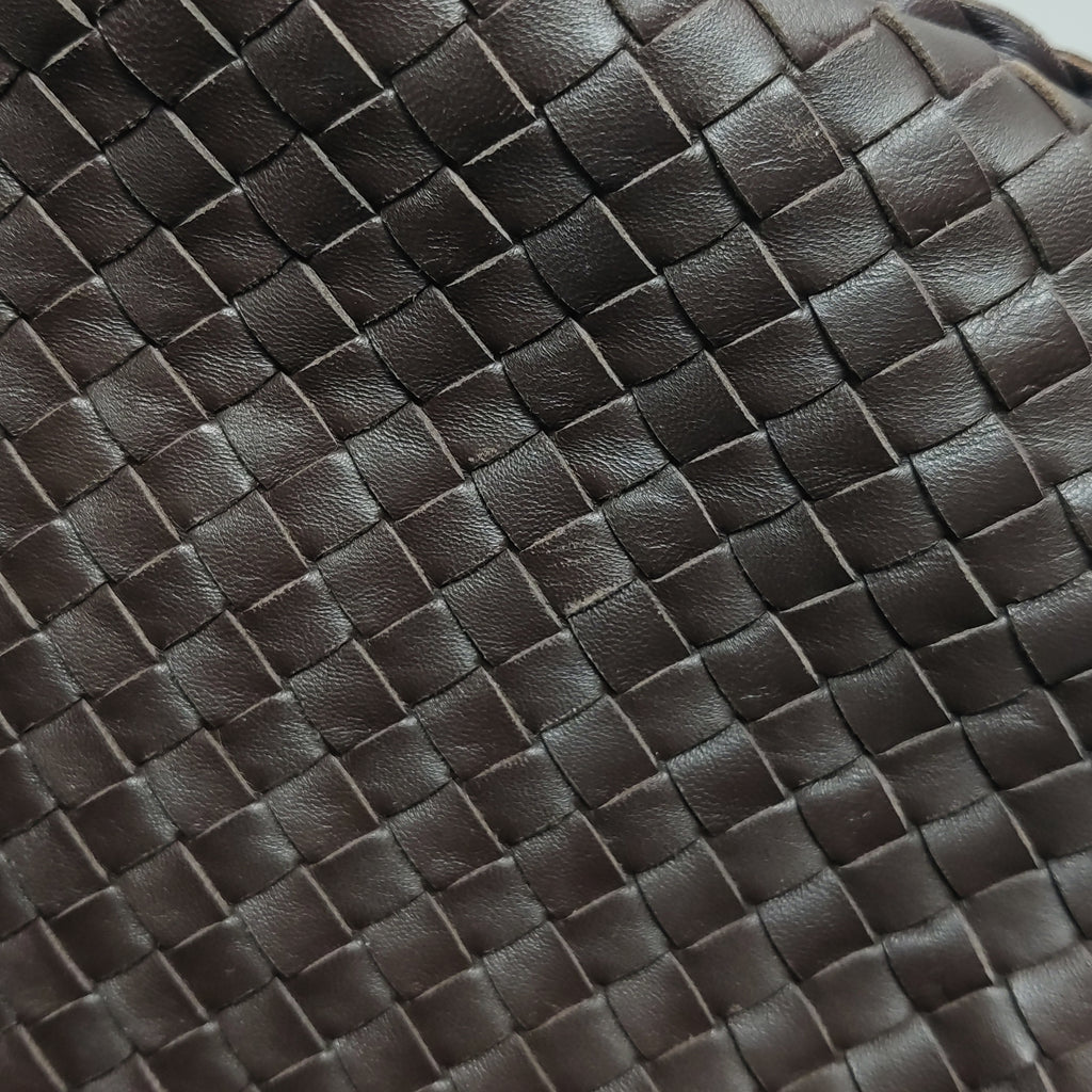Bottega Veneta Intrecciato Hobo Large Dark Brown