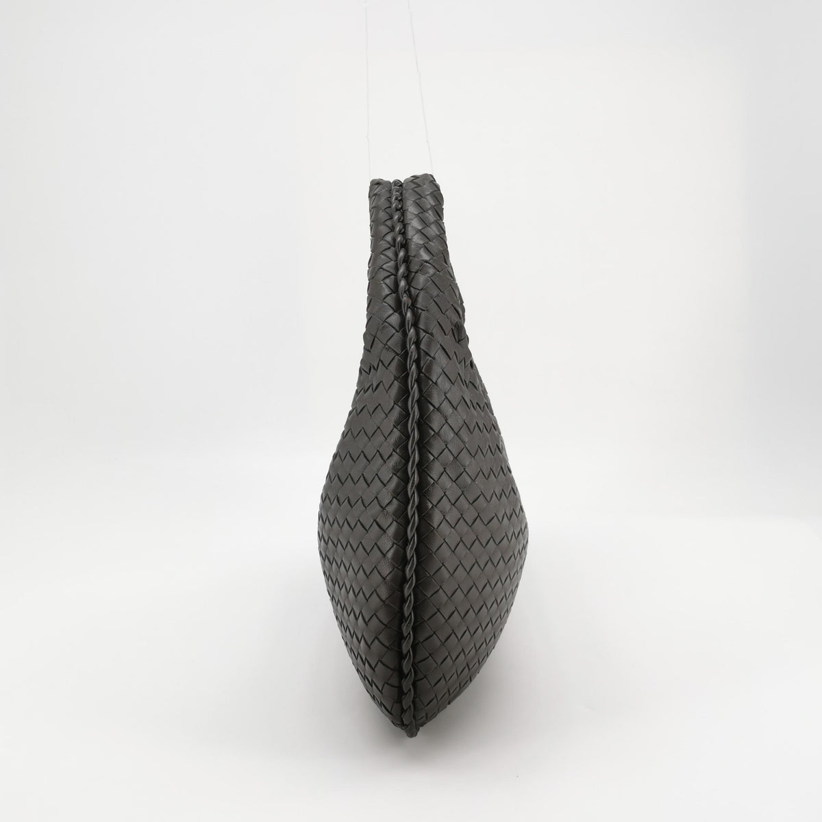 Bottega Veneta Intrecciato Hobo Small Dark Brown