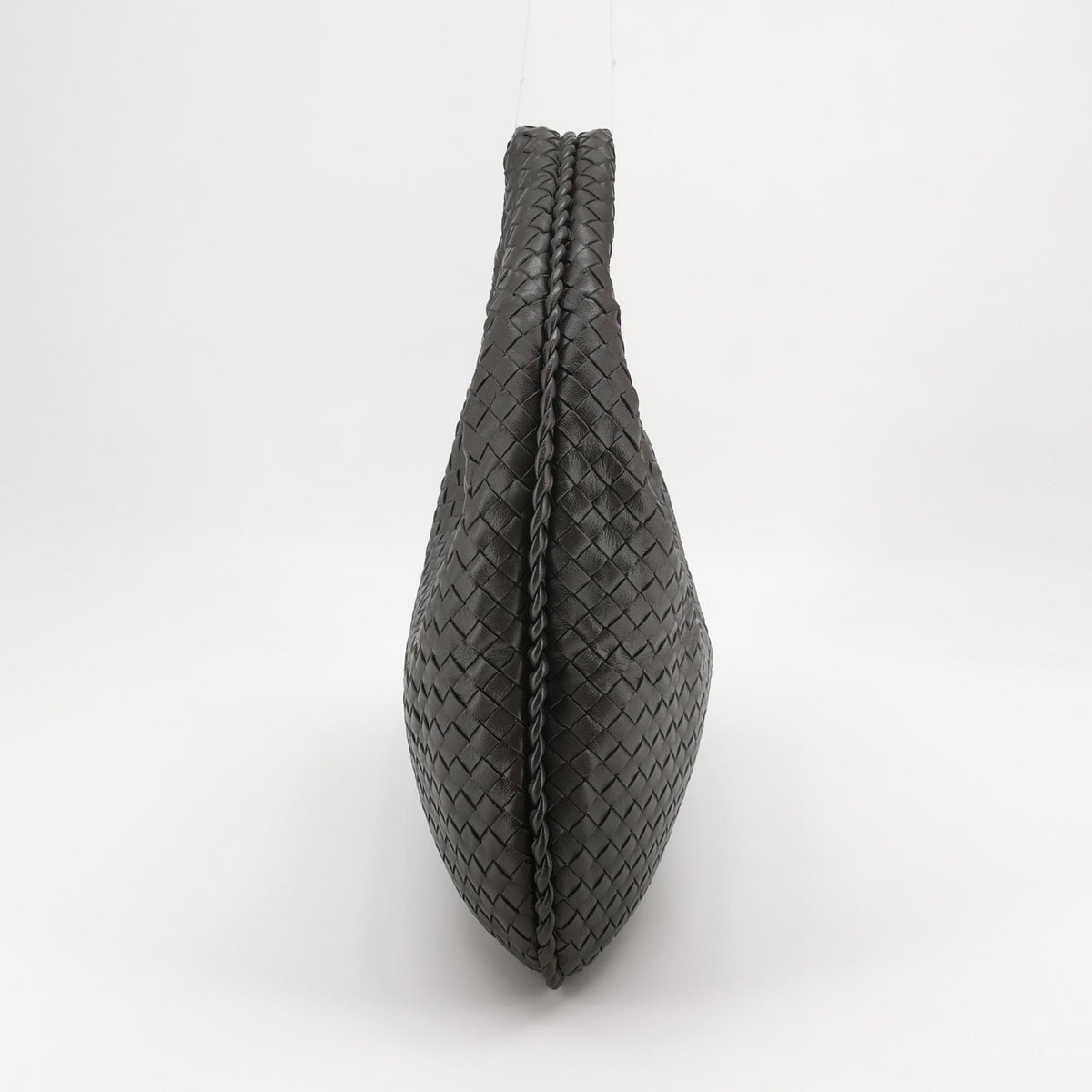 Bottega Veneta Intrecciato Hobo Small Dark Brown