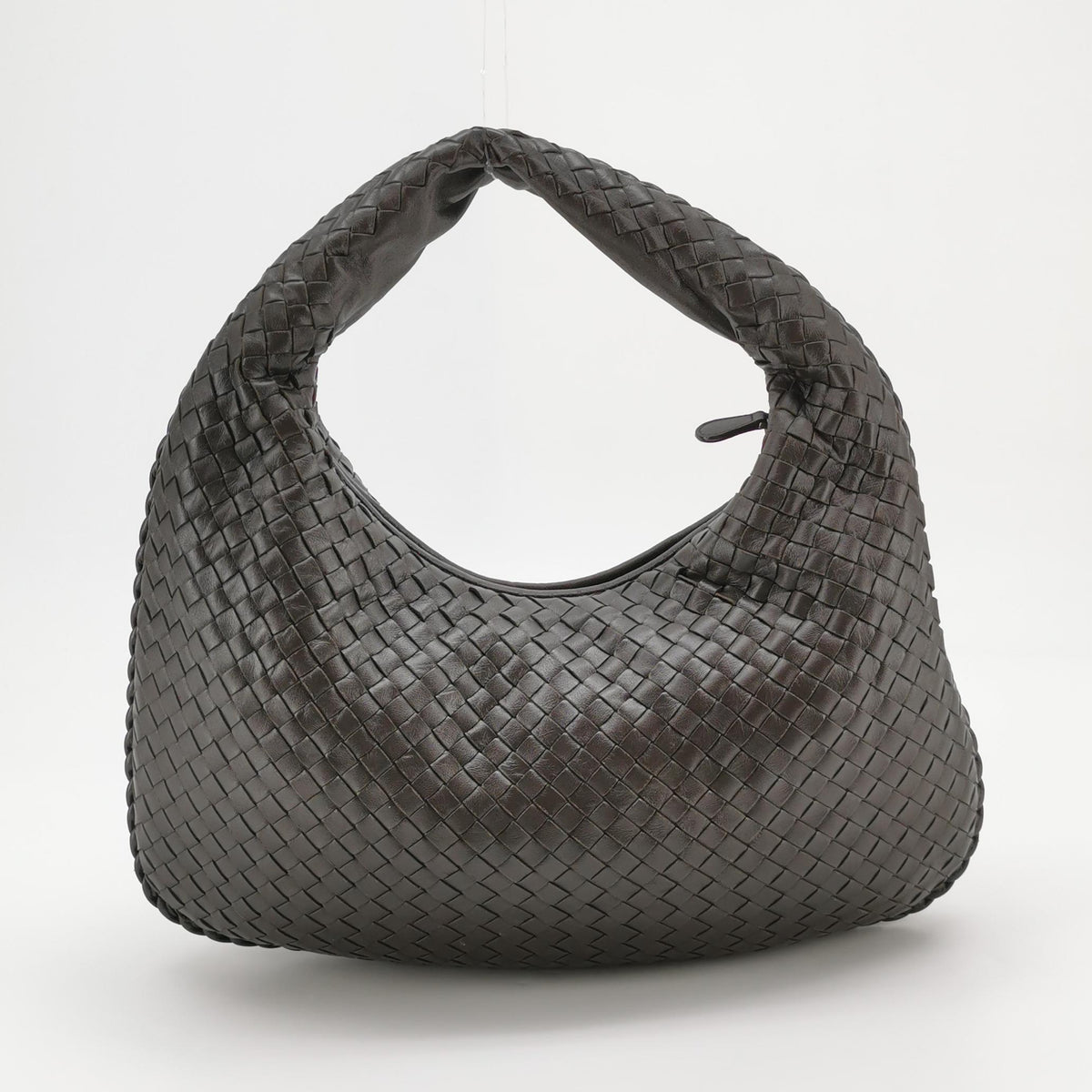 Bottega Veneta Intrecciato Hobo Small Dark Brown