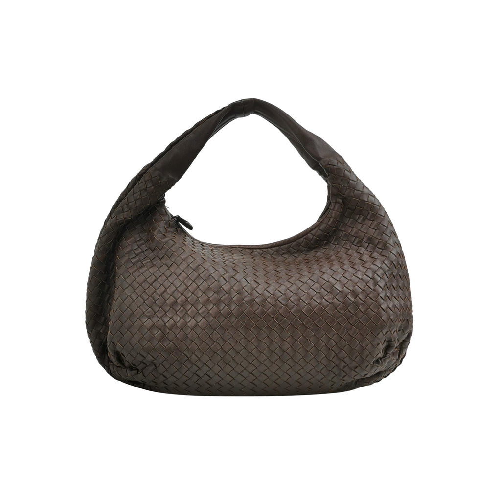 Bottega Veneta Belly Hobo Large Dark Brown