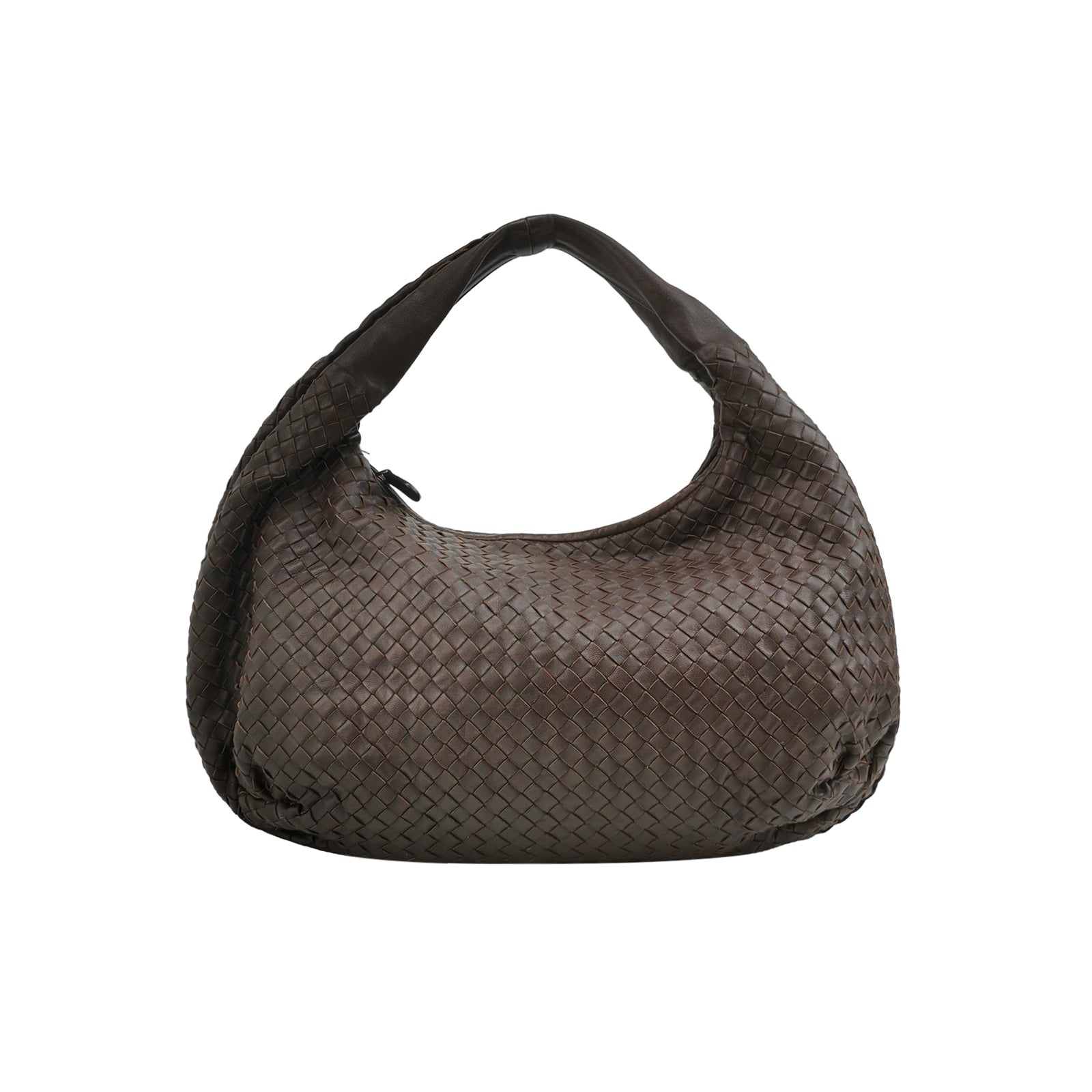 Bottega Veneta Belly Hobo Large Dark Brown