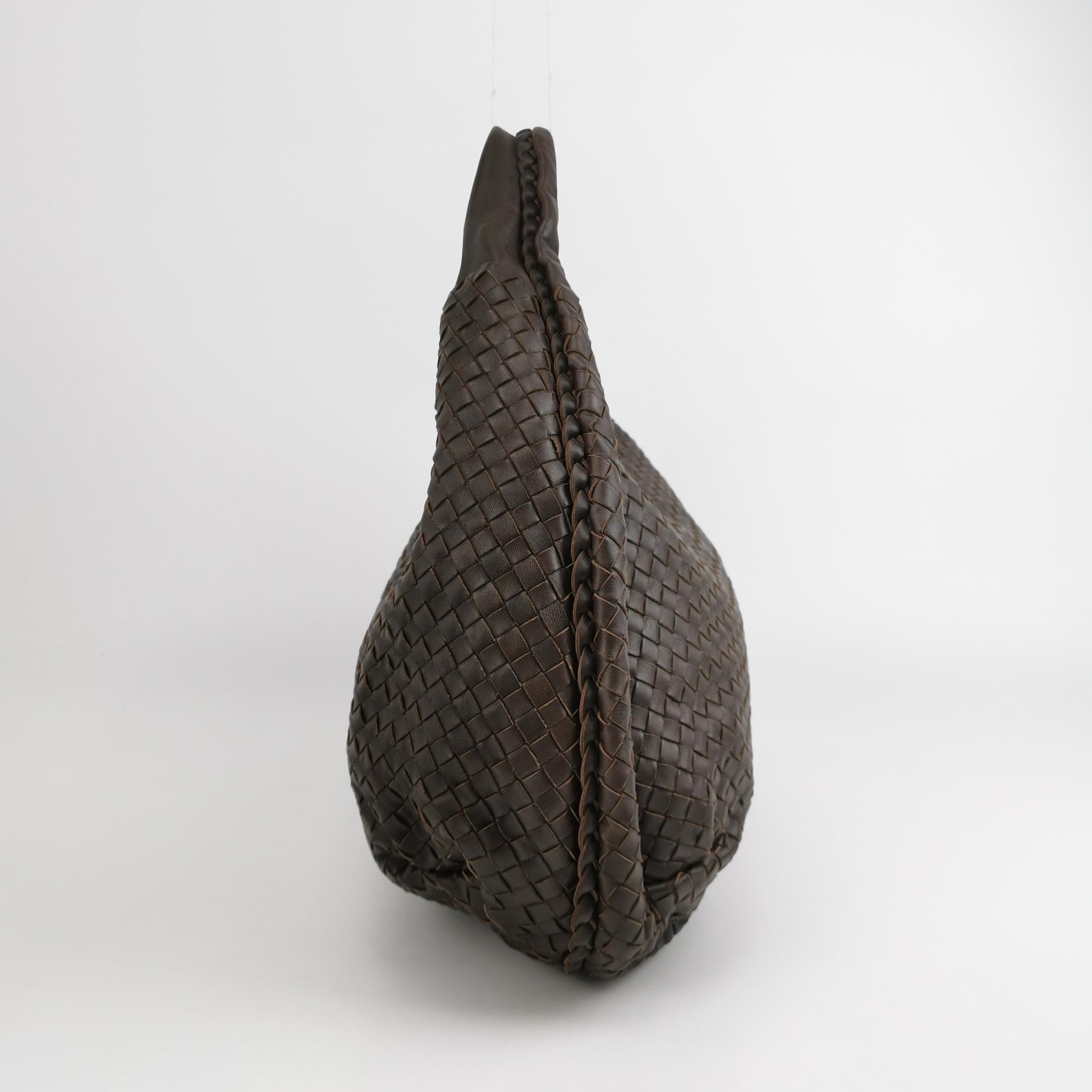 Bottega Veneta Belly Hobo Large Dark Brown