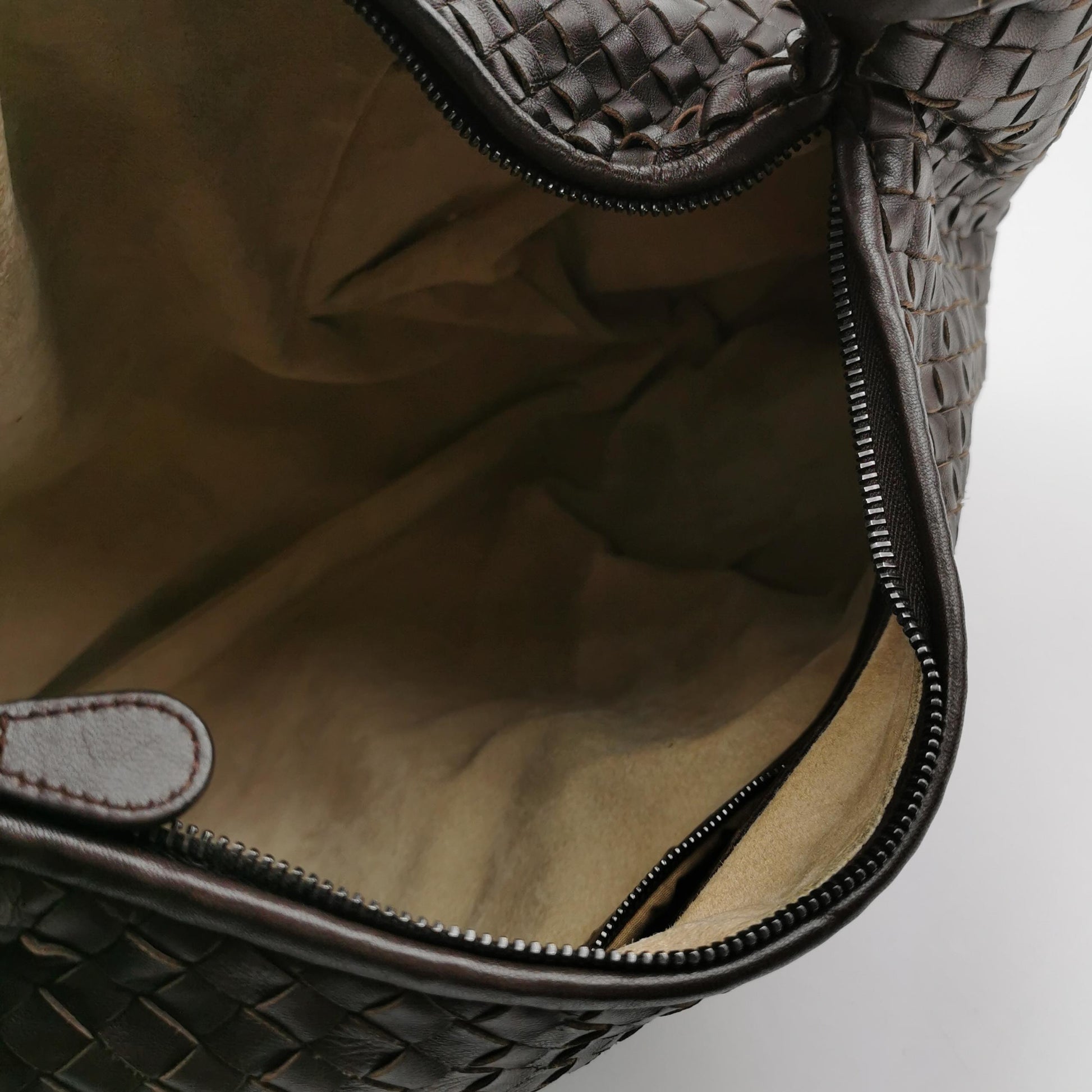Bottega Veneta Belly Hobo Large Dark Brown