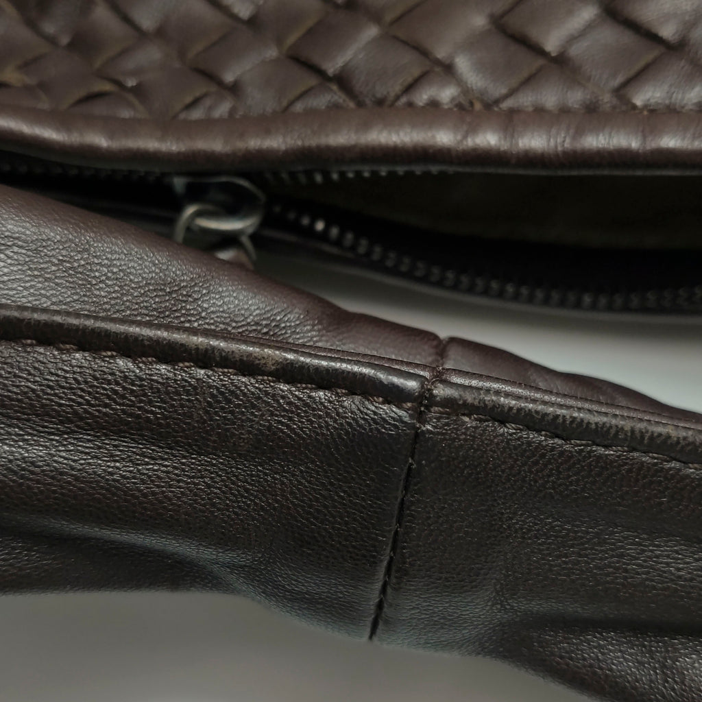 Bottega Veneta Belly Hobo Large Dark Brown