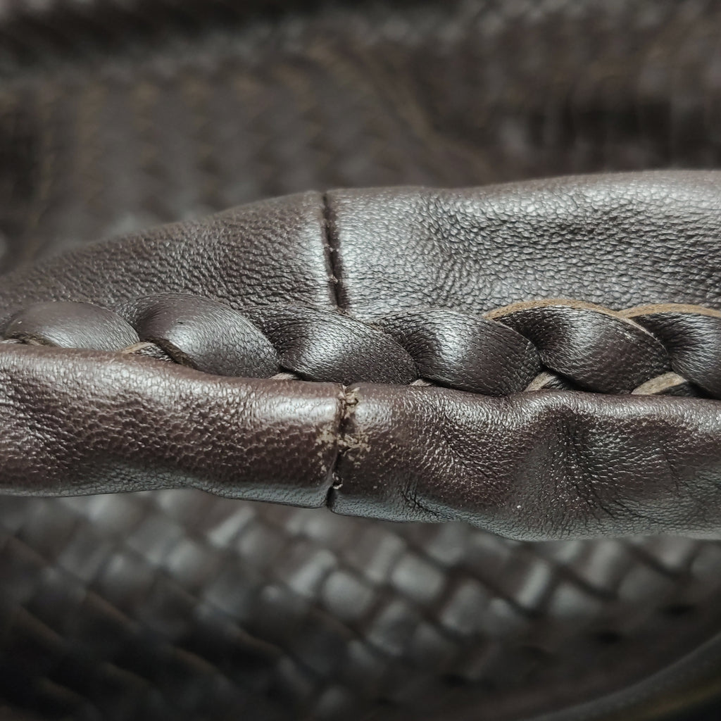 Bottega Veneta Belly Hobo Large Dark Brown