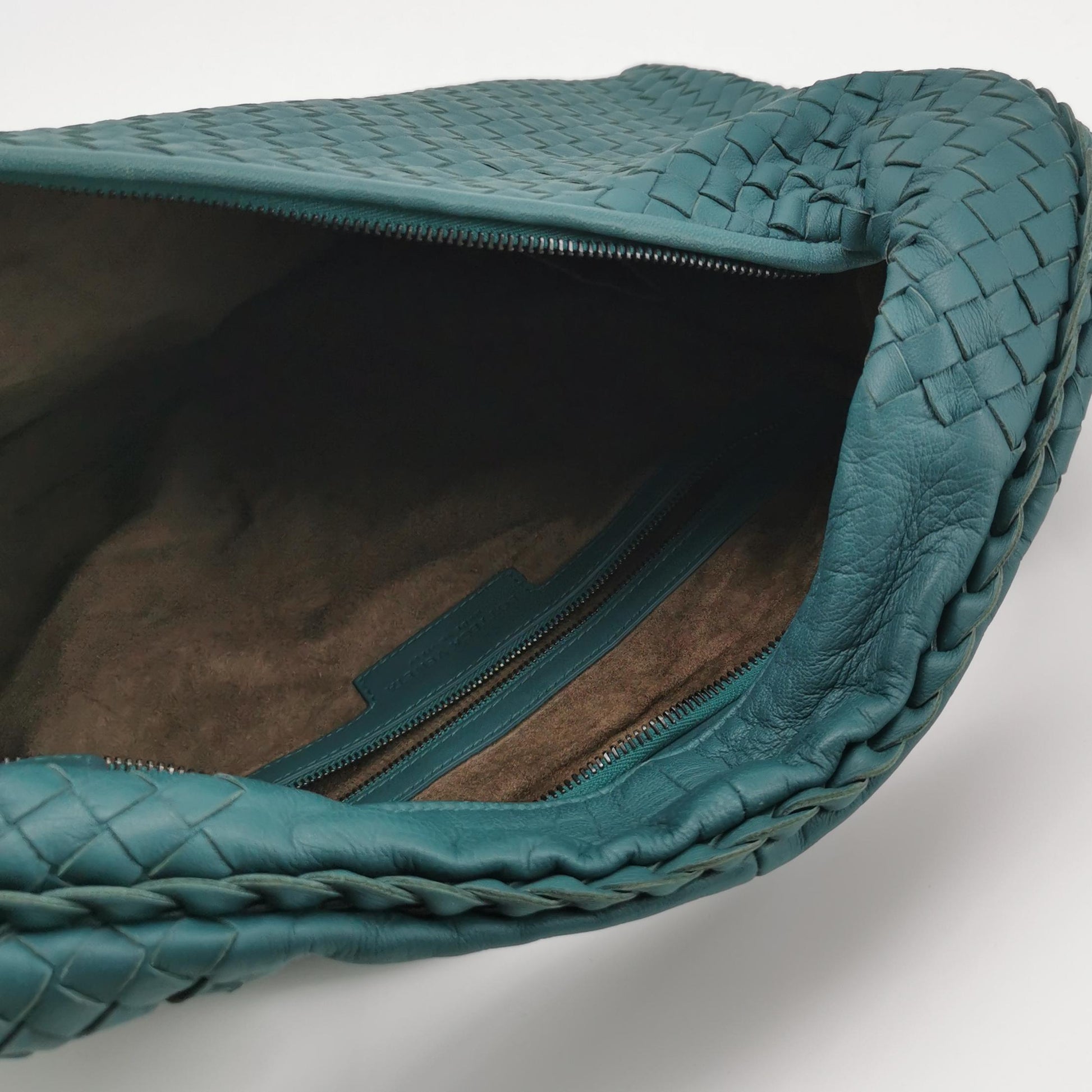 Bottega Veneta Intrecciato Hobo Teal