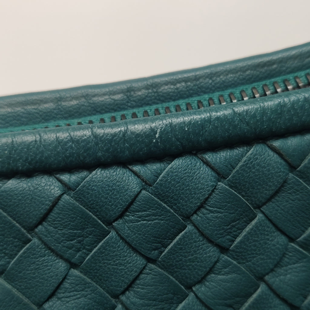 Bottega Veneta Intrecciato Hobo Teal