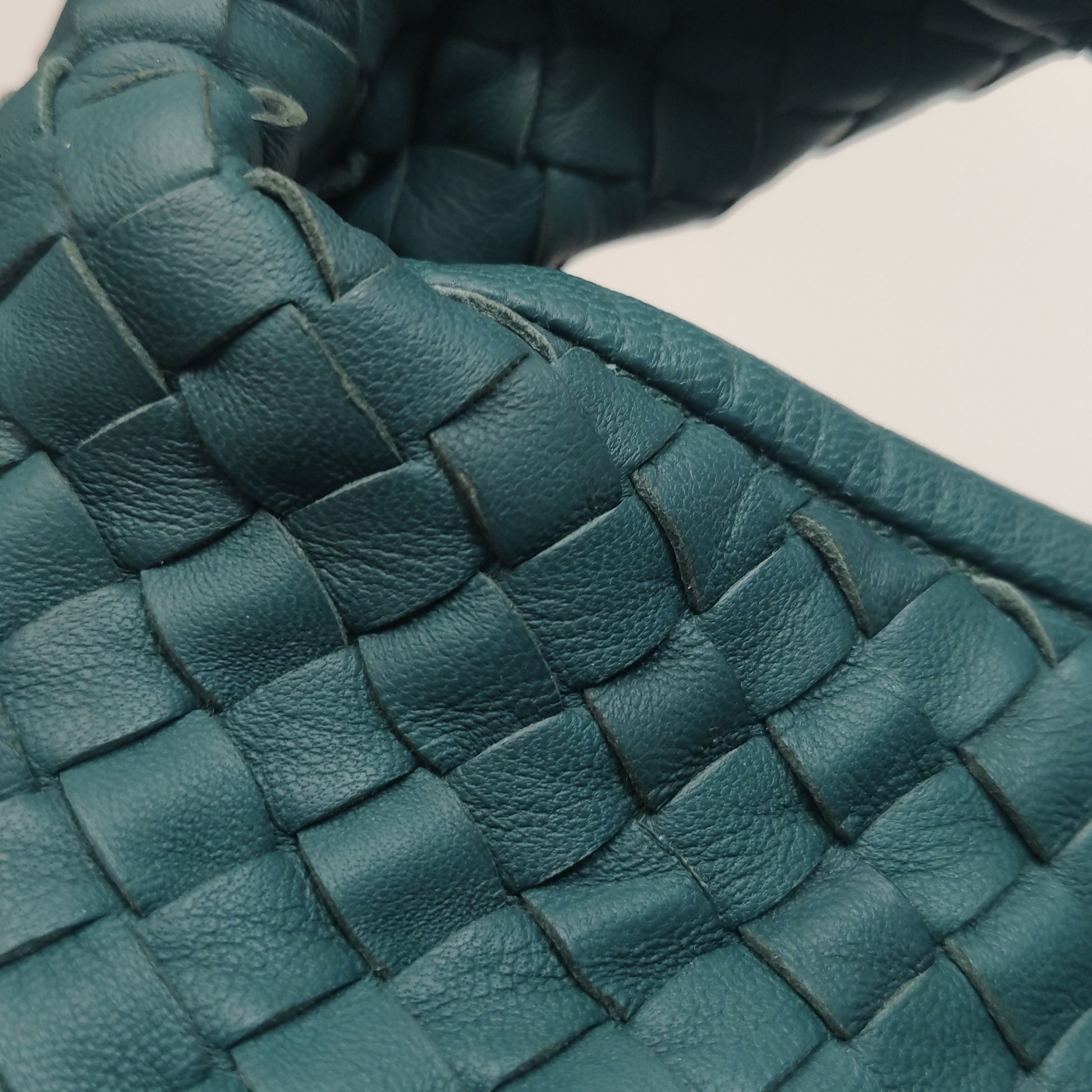 Bottega Veneta Intrecciato Hobo Teal