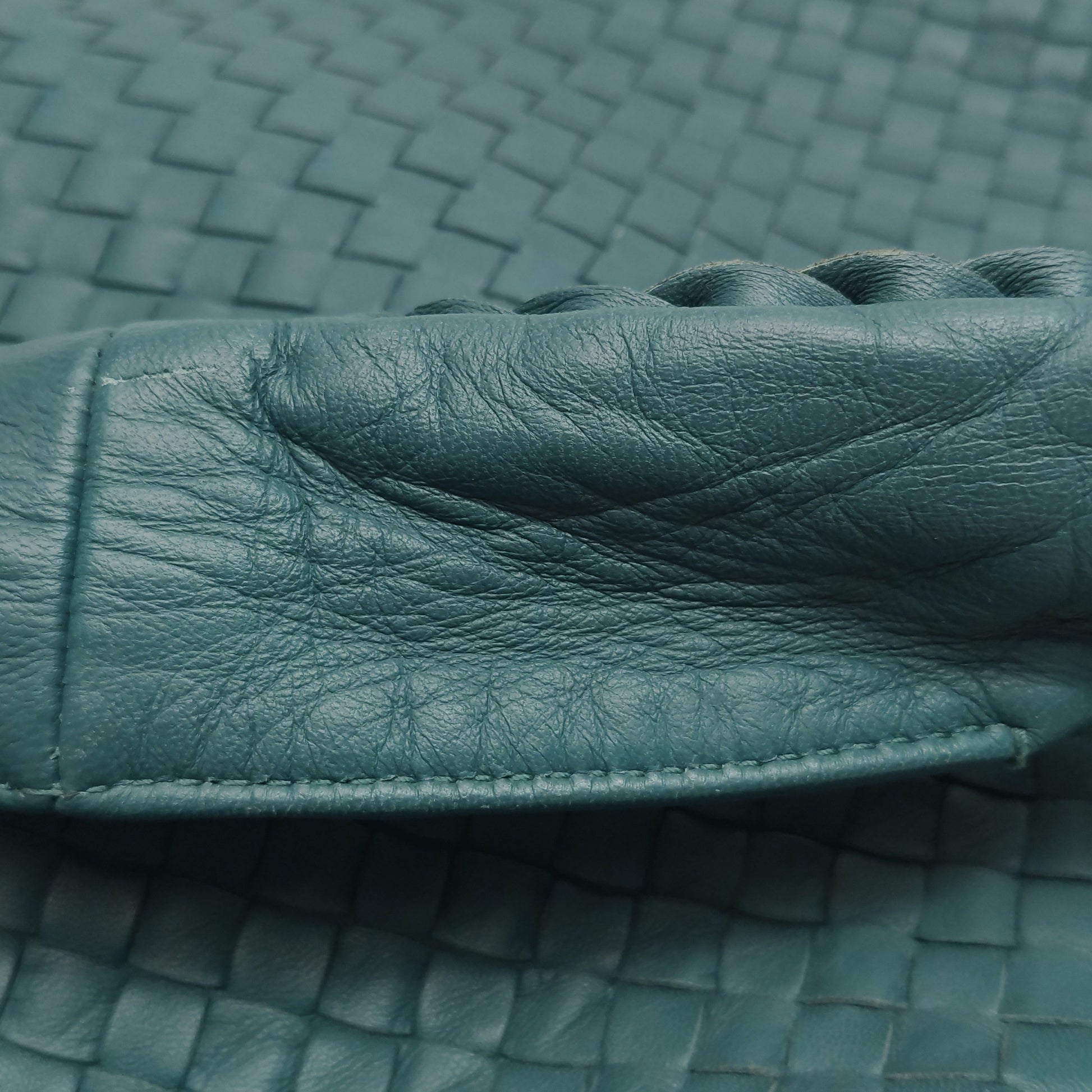 Bottega Veneta Intrecciato Hobo Teal