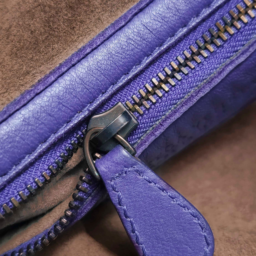Bottega Veneta Intrecciato Hobo Shoulder Bag Purple
