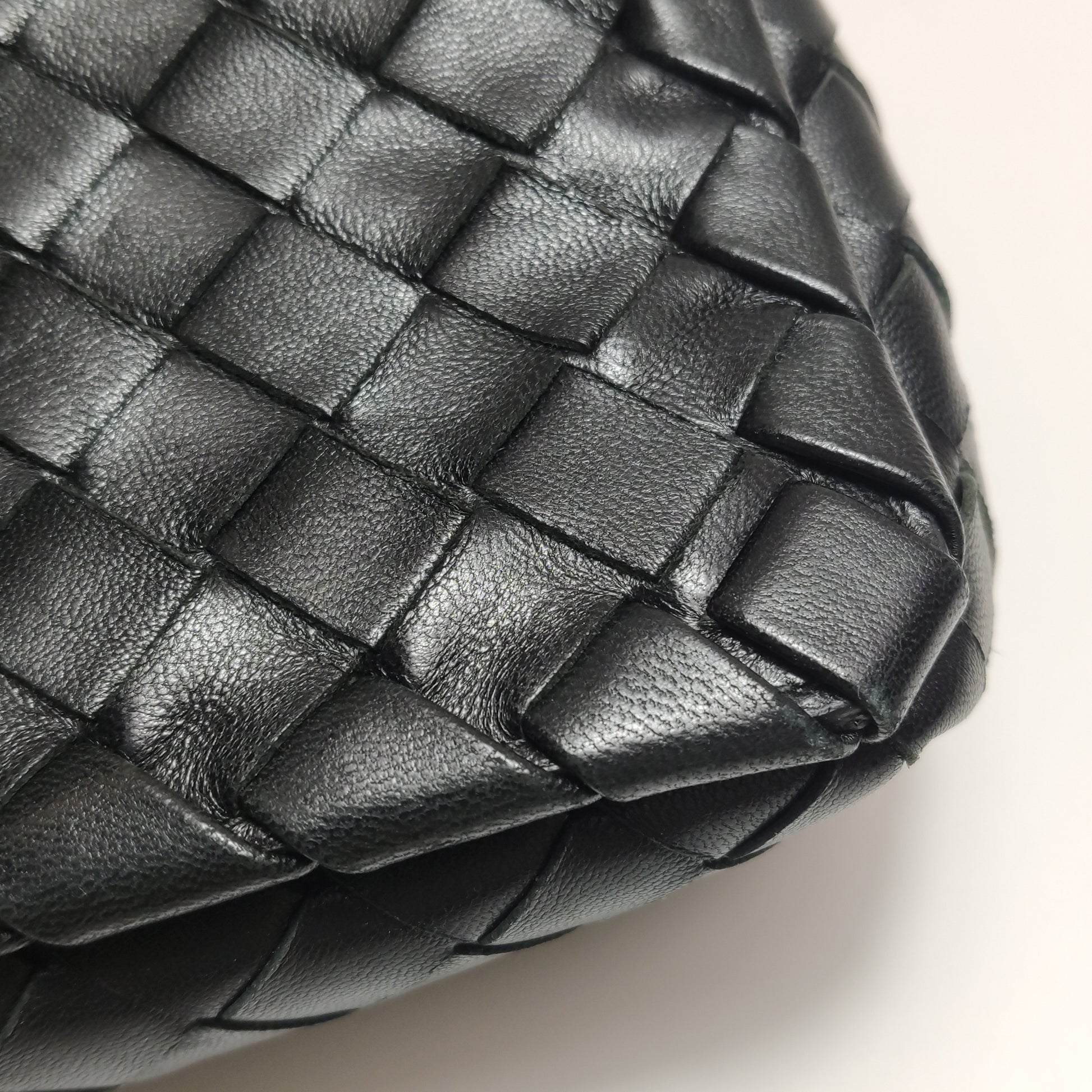 Bottega Veneta Intrecciato Flap Crossbody Black