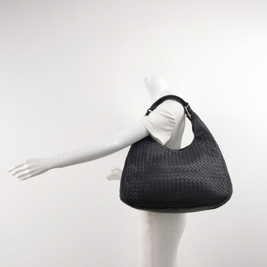 Bottega Veneta Campana Deep Blue Gray