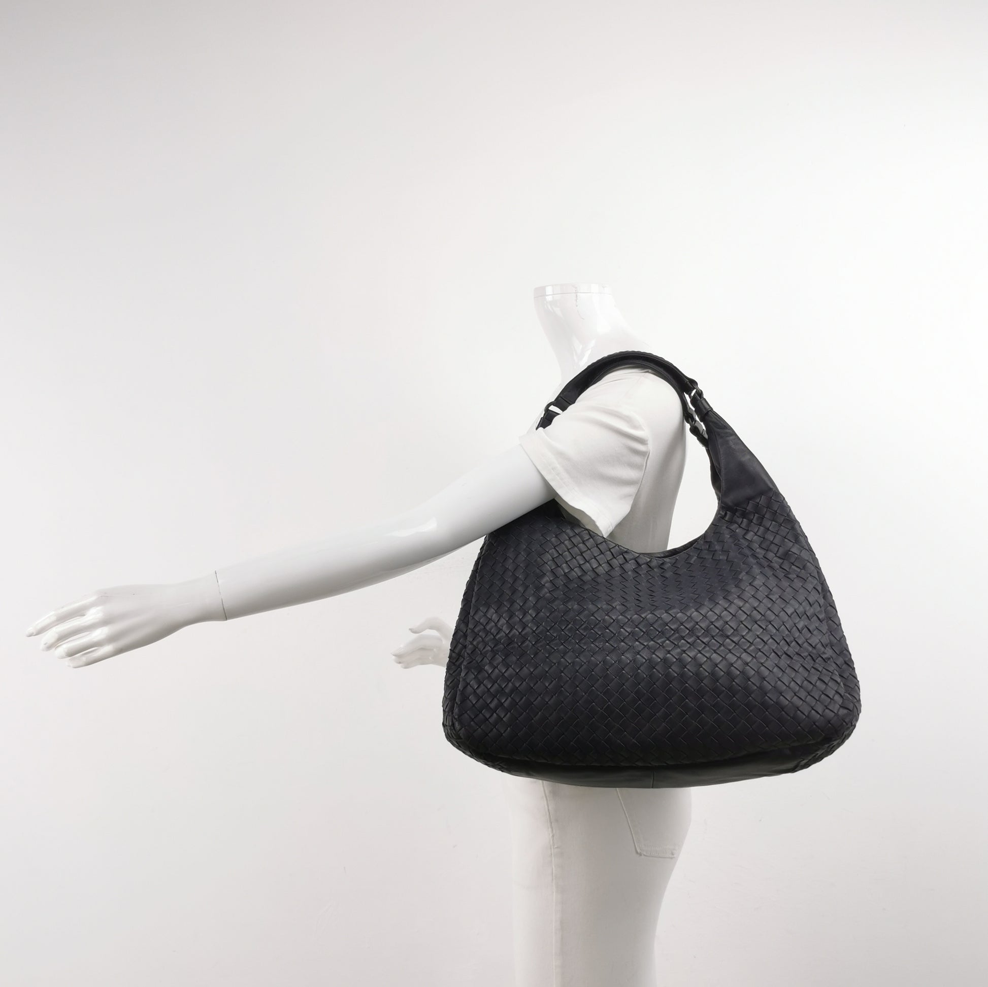 Bottega Veneta Campana Deep Blue Gray