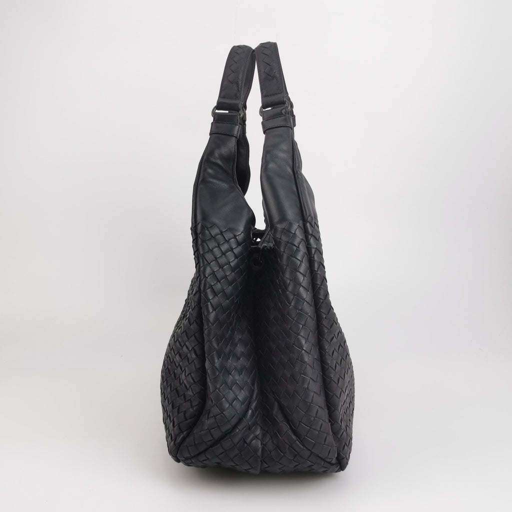 Bottega Veneta Campana Deep Blue Gray
