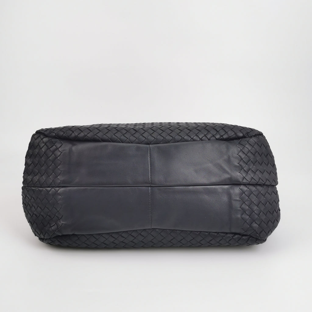 Bottega Veneta Campana Deep Blue Gray