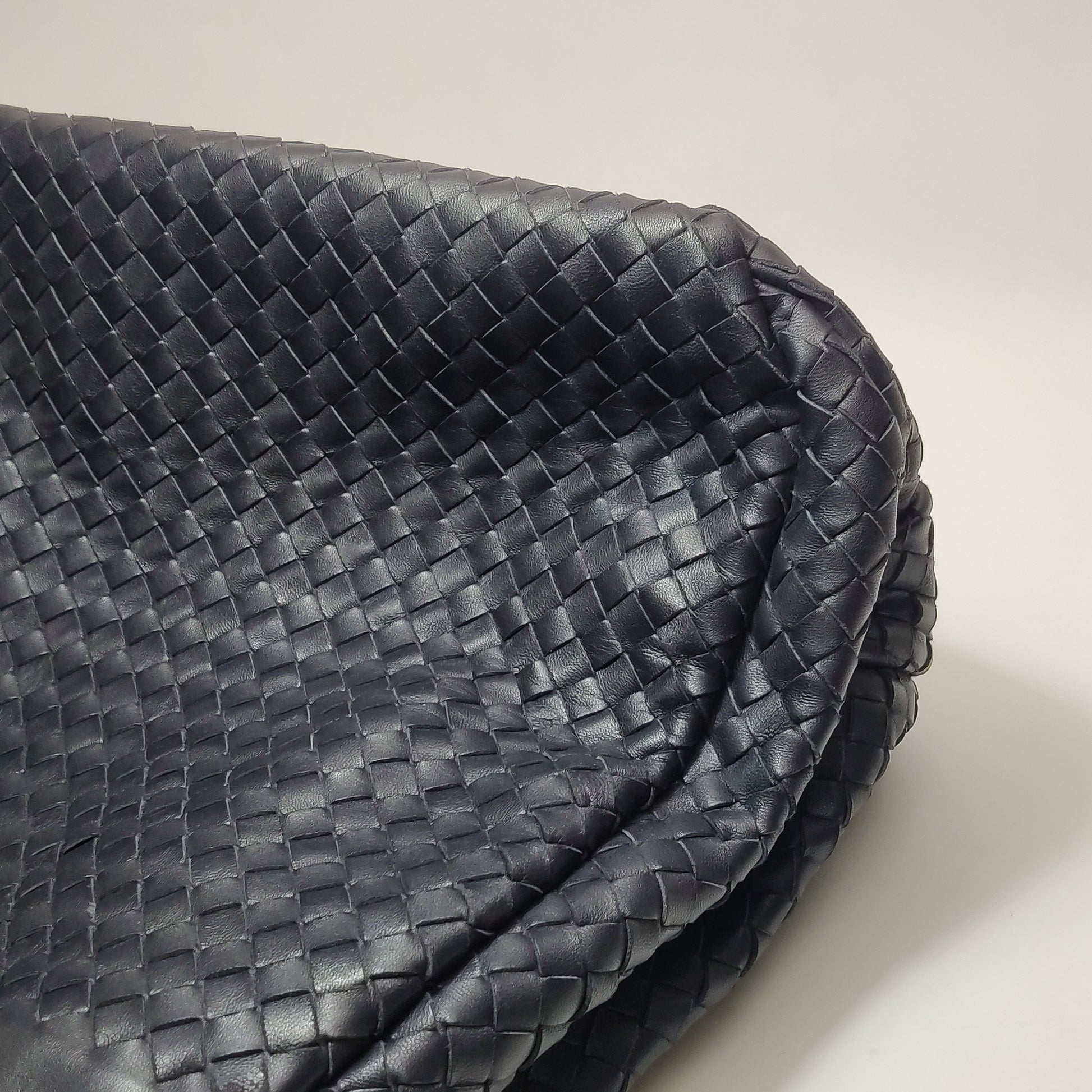 Bottega Veneta Campana Deep Blue Gray