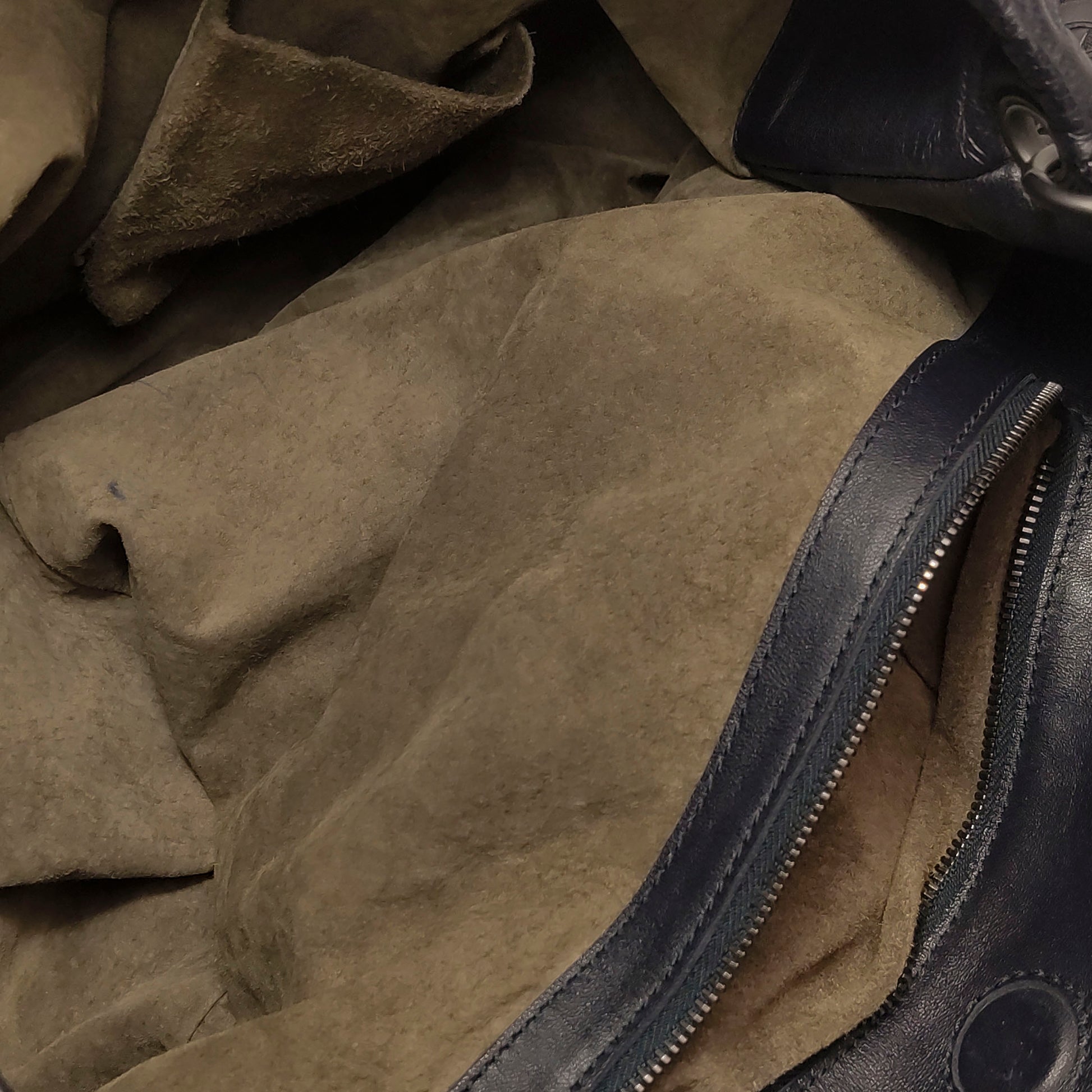 Bottega Veneta Campana Deep Blue Gray