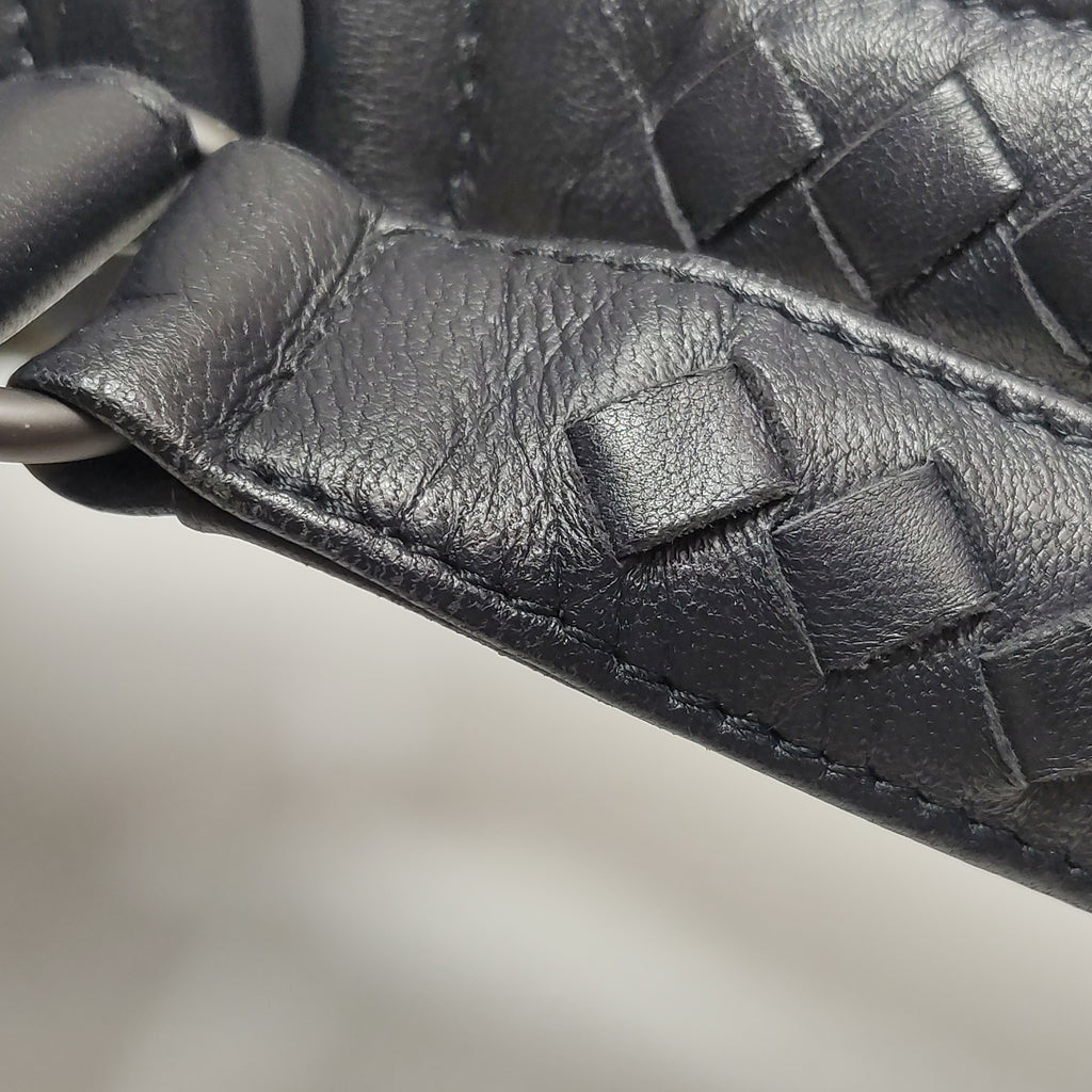 Bottega Veneta Campana Deep Blue Gray