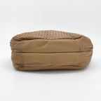Bottega Veneta Campana Shoulder Bag Beige