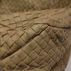 Bottega Veneta Campana Shoulder Bag Beige