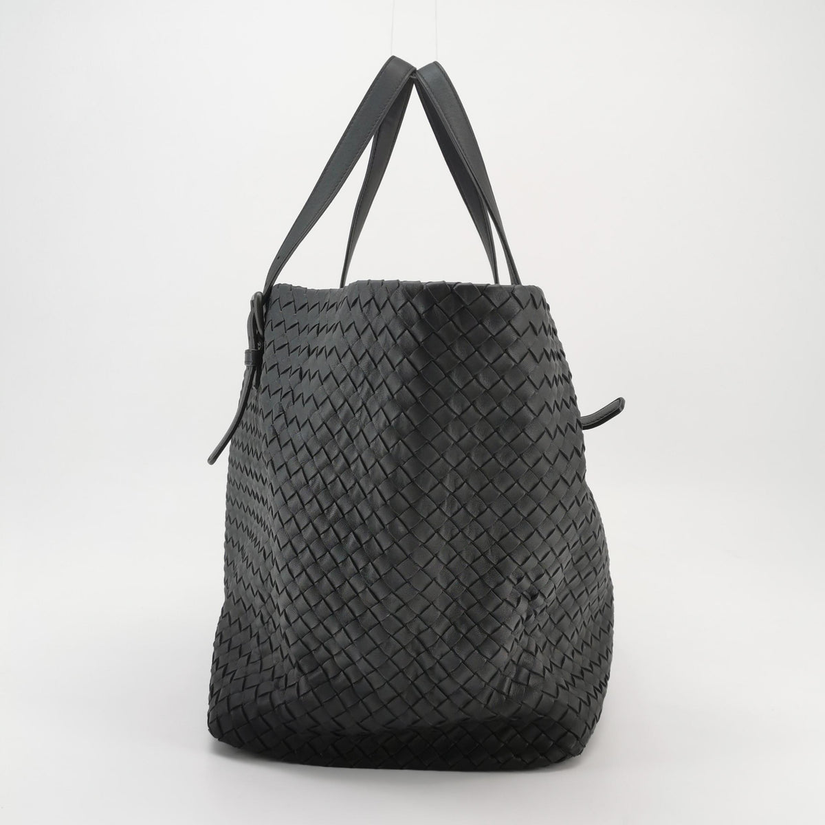 Bottega Veneta Intrecciato Cesta Tote Black