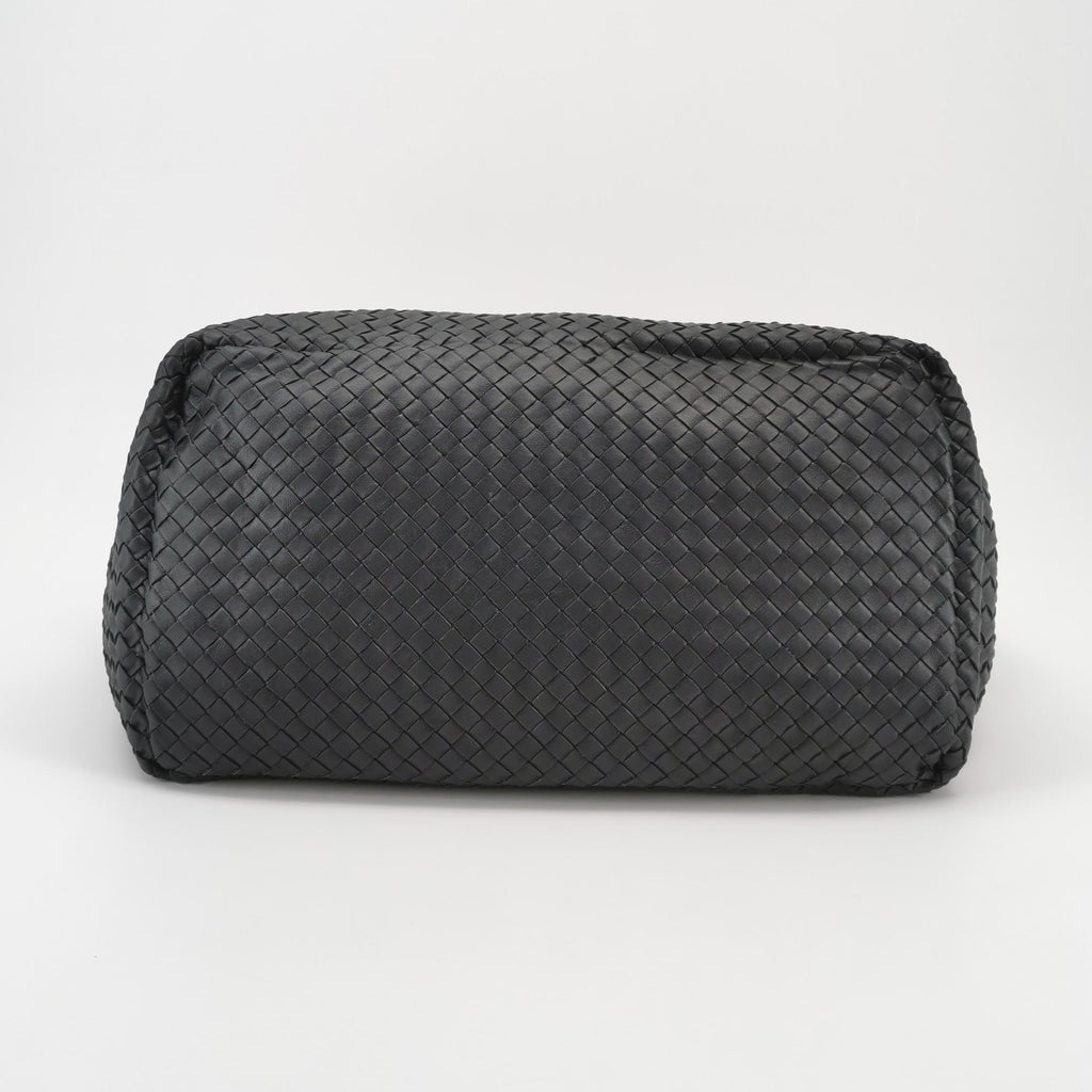 Bottega Veneta Intrecciato Cesta Tote Black
