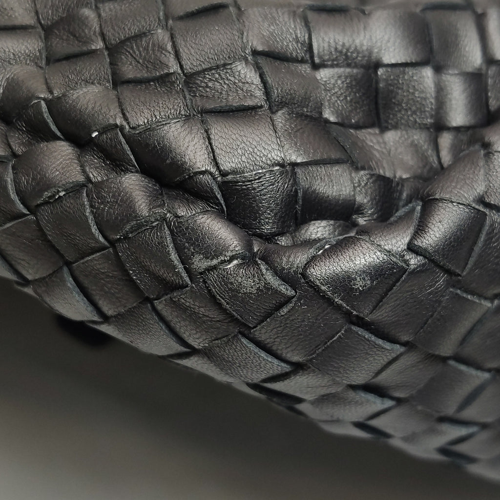 Bottega Veneta Intrecciato Cesta Tote Black