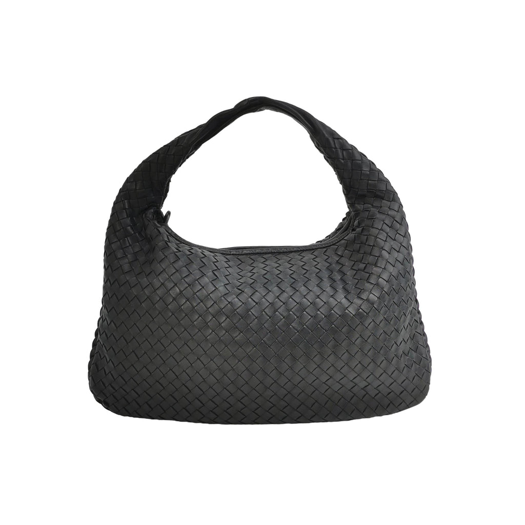 Bottega Veneta Intrecciato Hobo Medium Black