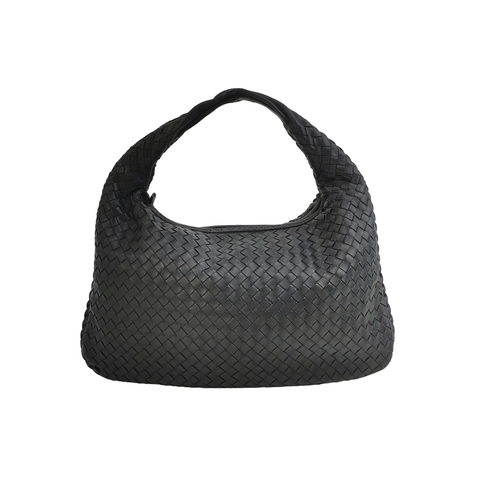 Bottega Veneta Intrecciato Hobo Medium Black