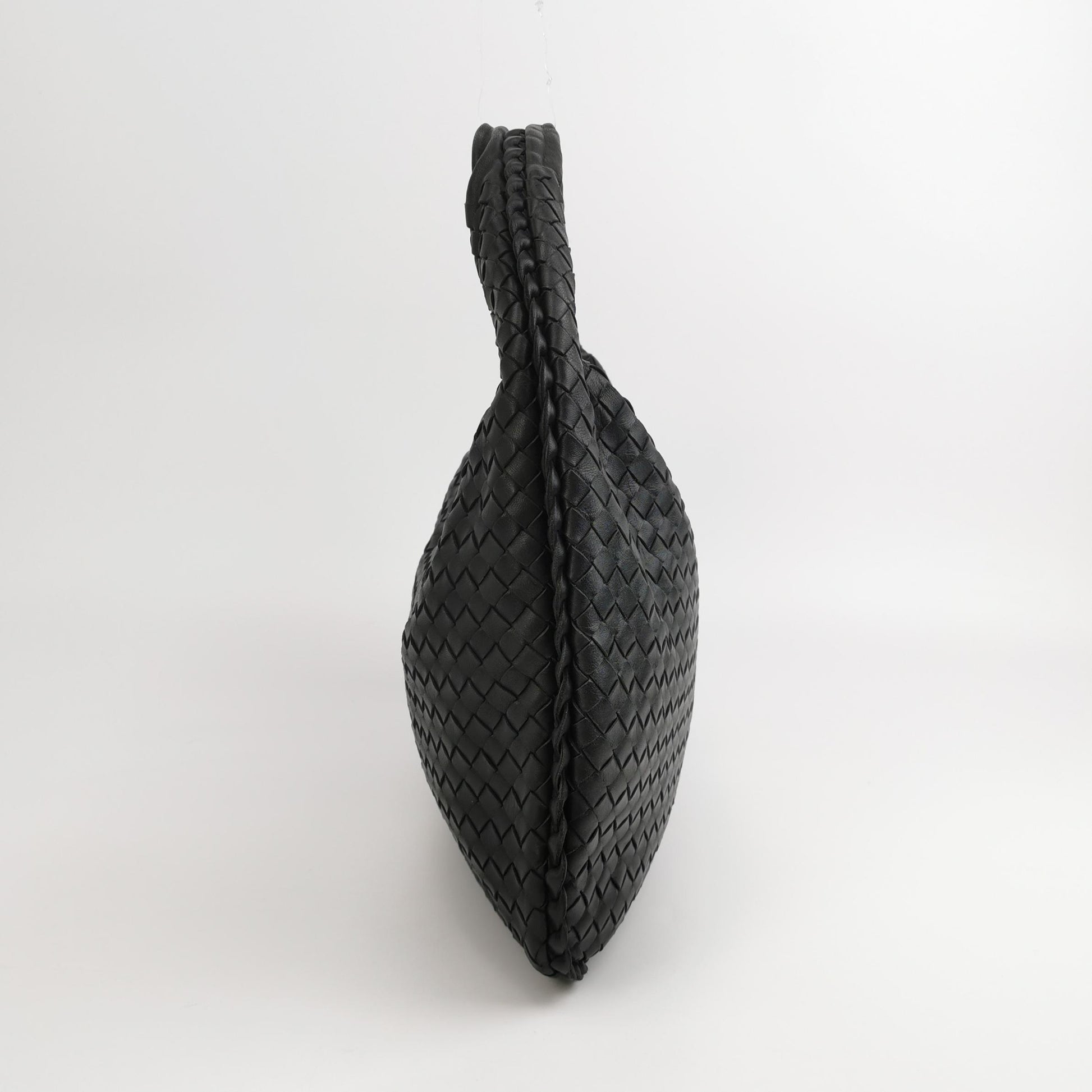 Bottega Veneta Intrecciato Hobo Medium Black