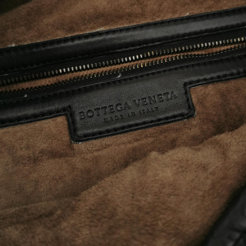 Bottega Veneta Intrecciato Hobo Medium Black