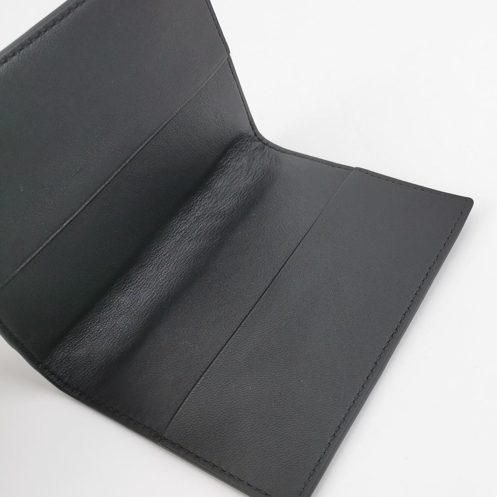 Bottega Veneta Intrecciato Passport Cover Black