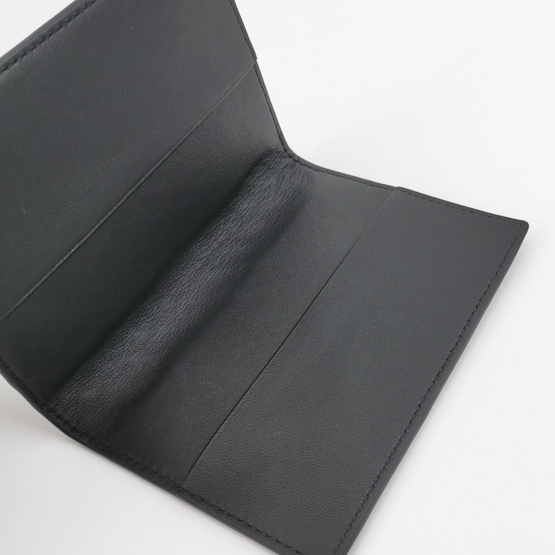 Bottega Veneta Intrecciato Passport Cover Black