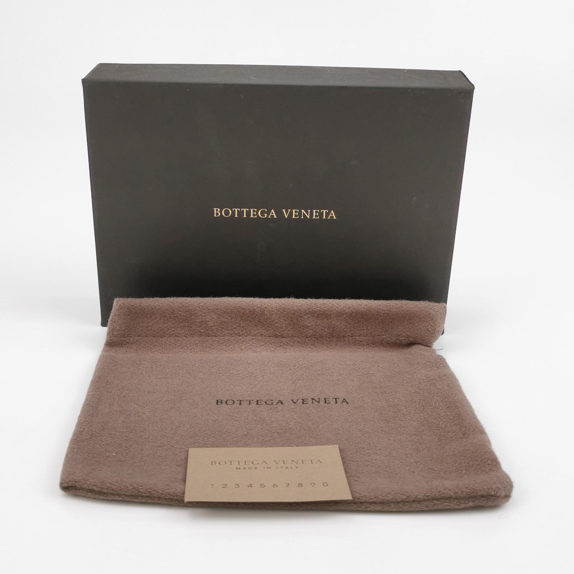 Bottega Veneta Intrecciato Passport Cover Black
