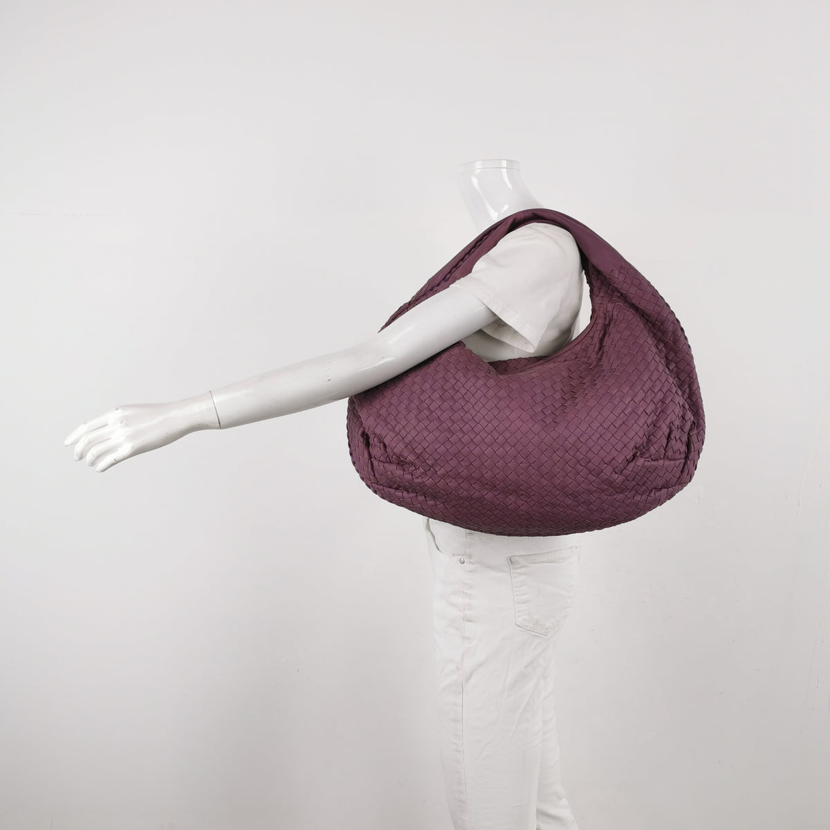 Bottega Veneta Belly Hobo 50cm Purple