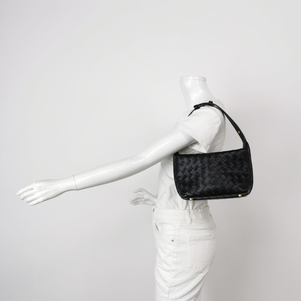 Bottega Veneta Wallace Black GHW