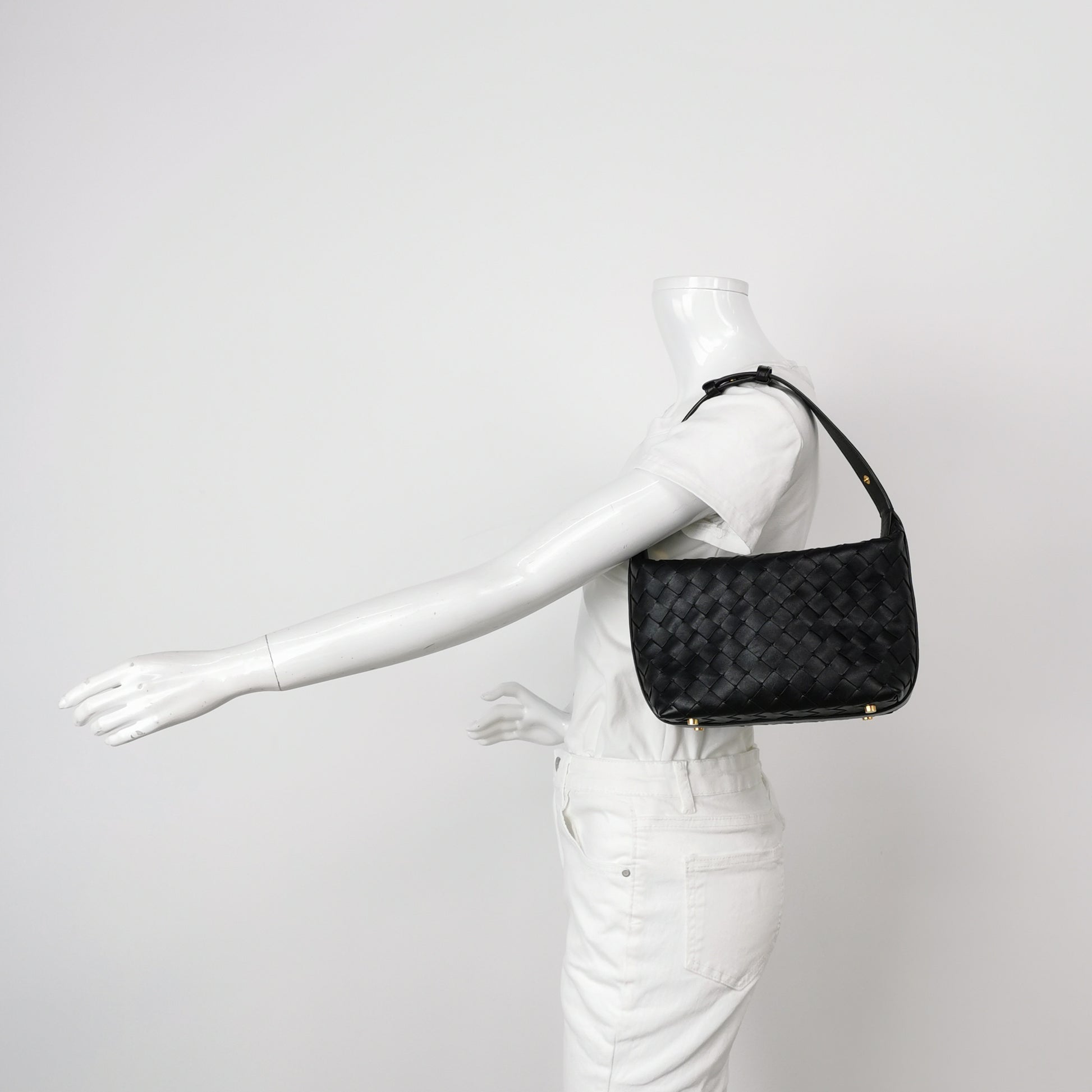 Bottega Veneta Wallace Black GHW