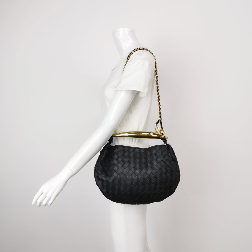 Bottega Veneta Sardine Chain Black