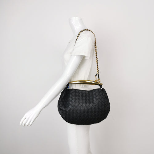 Bottega Veneta Sardine Chain Black