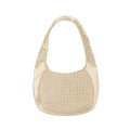 Bottega Veneta Intrecciato Satin Mini Bag Champagne