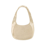 Bottega Veneta Intrecciato Satin Mini Bag Champagne