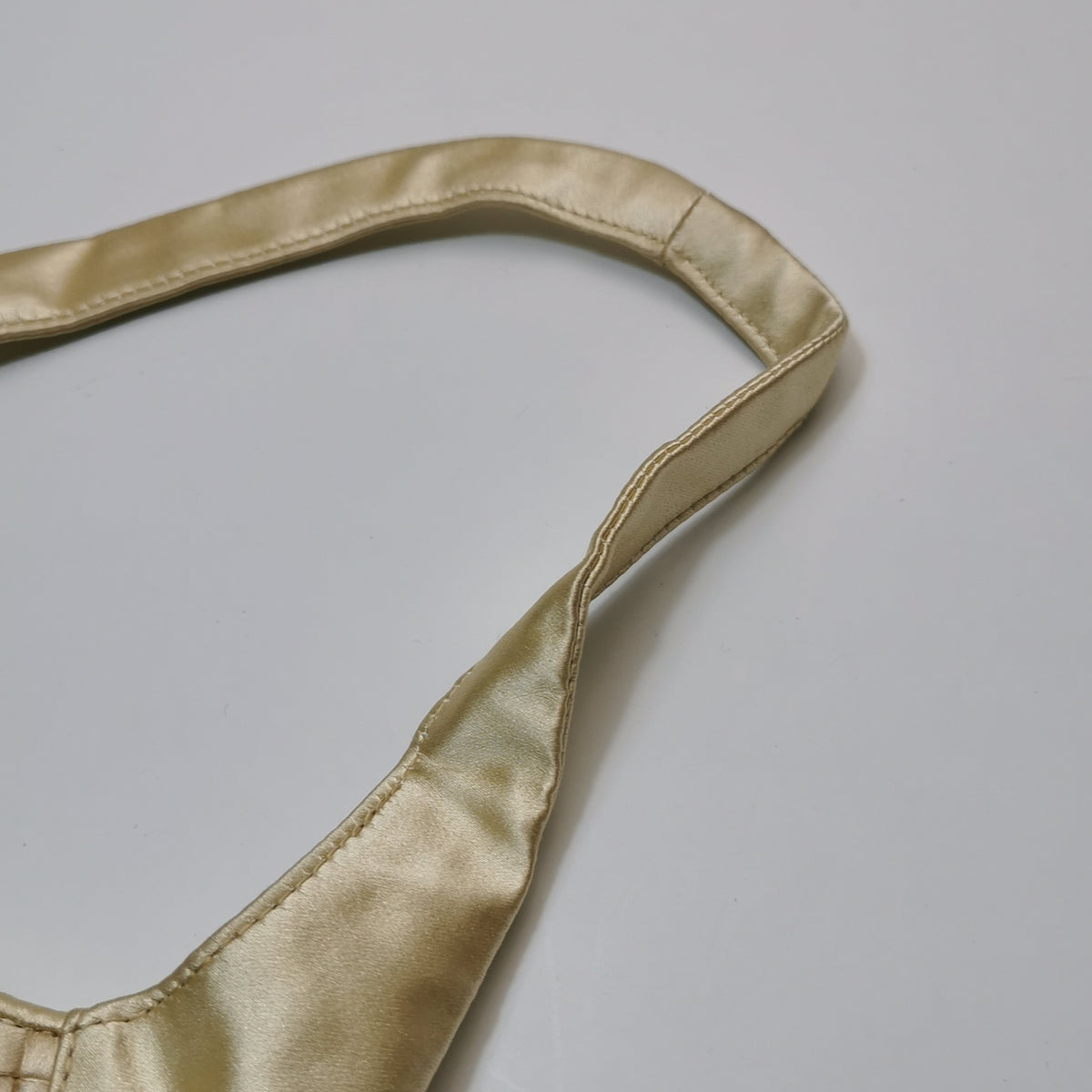 Bottega Veneta Intrecciato Satin Mini Bag Champagne
