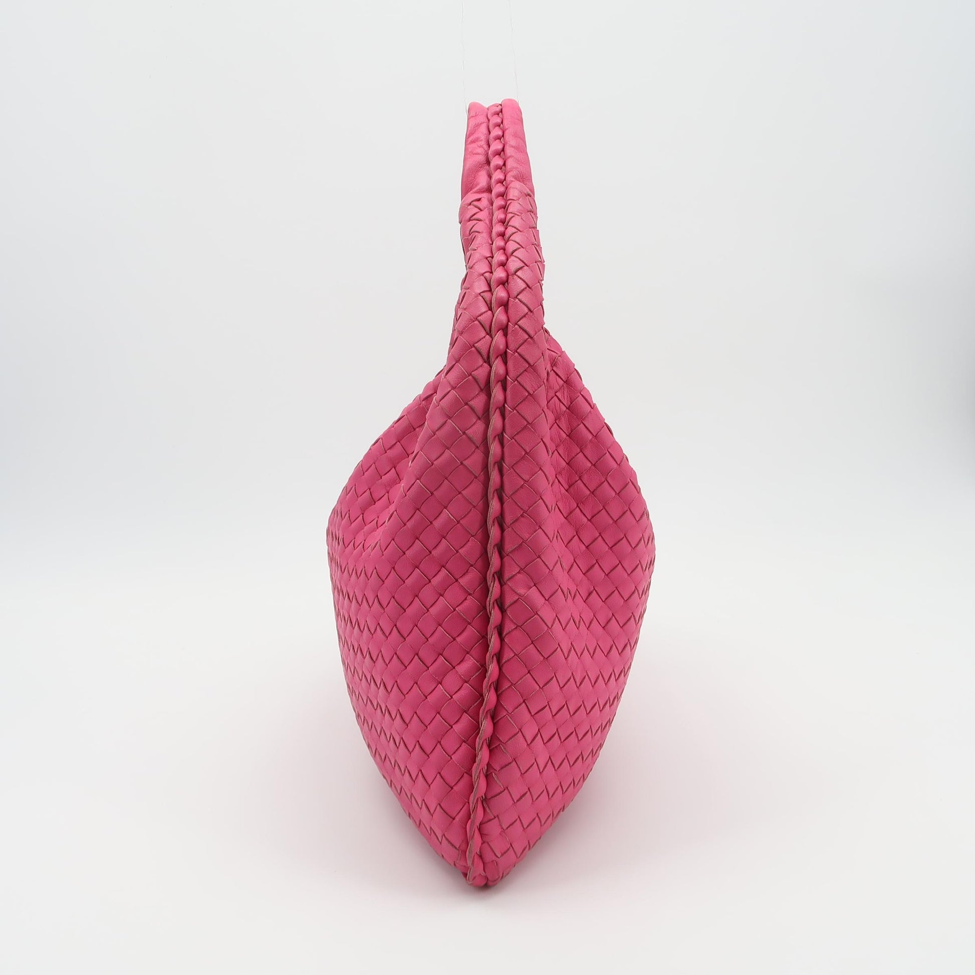Bottega Veneta Intrecciato Hobo Pink