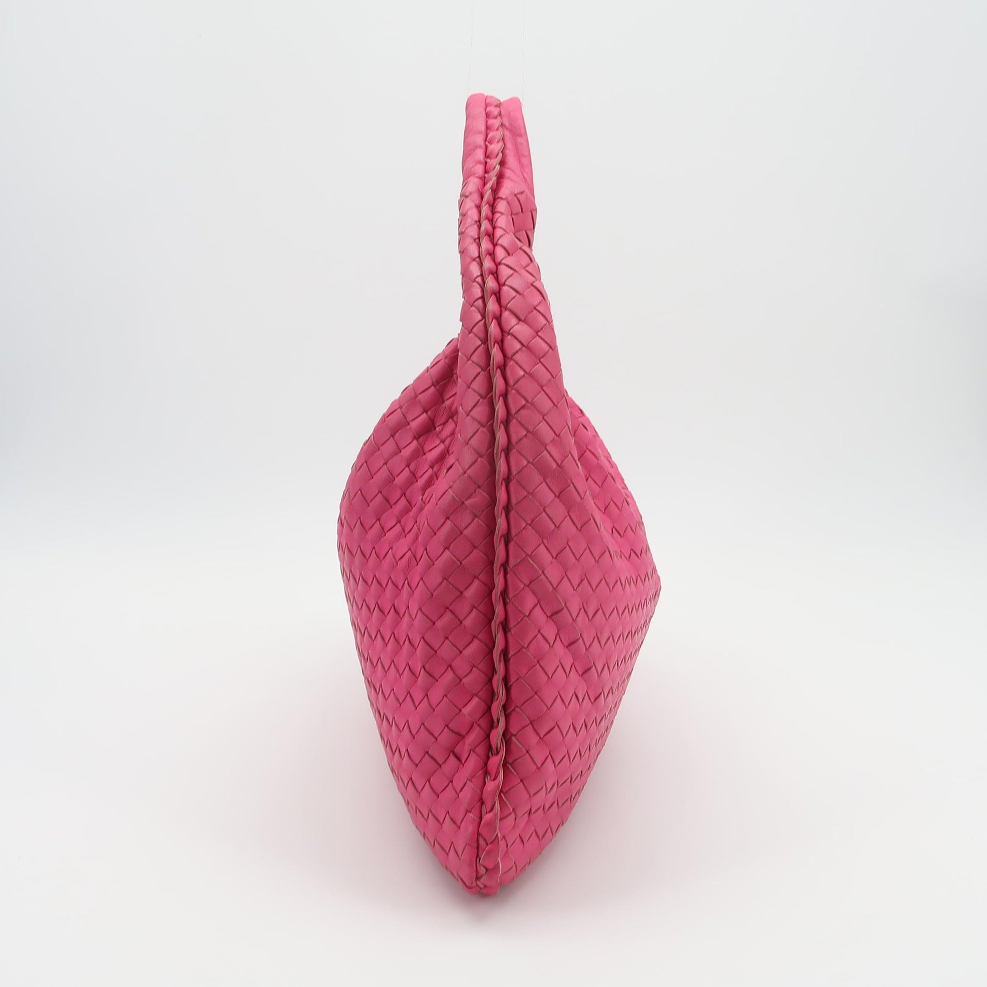 Bottega Veneta Intrecciato Hobo Pink