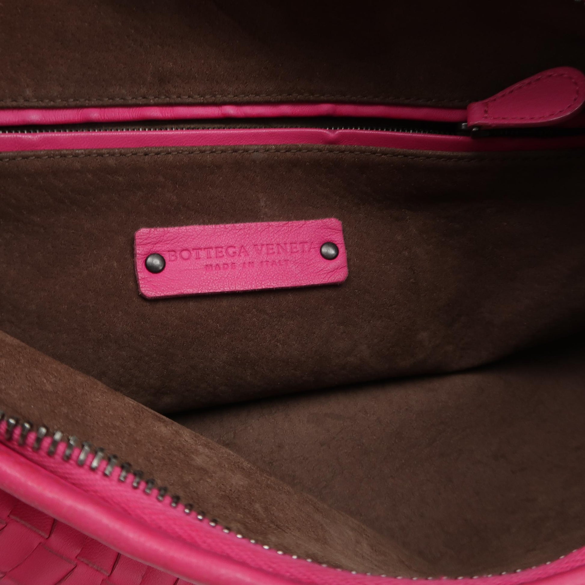 Bottega Veneta Intrecciato Hobo Pink