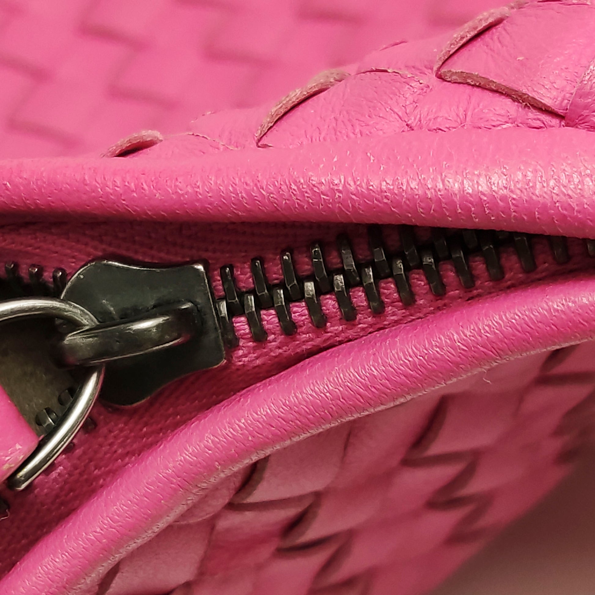 Bottega Veneta Intrecciato Hobo Pink
