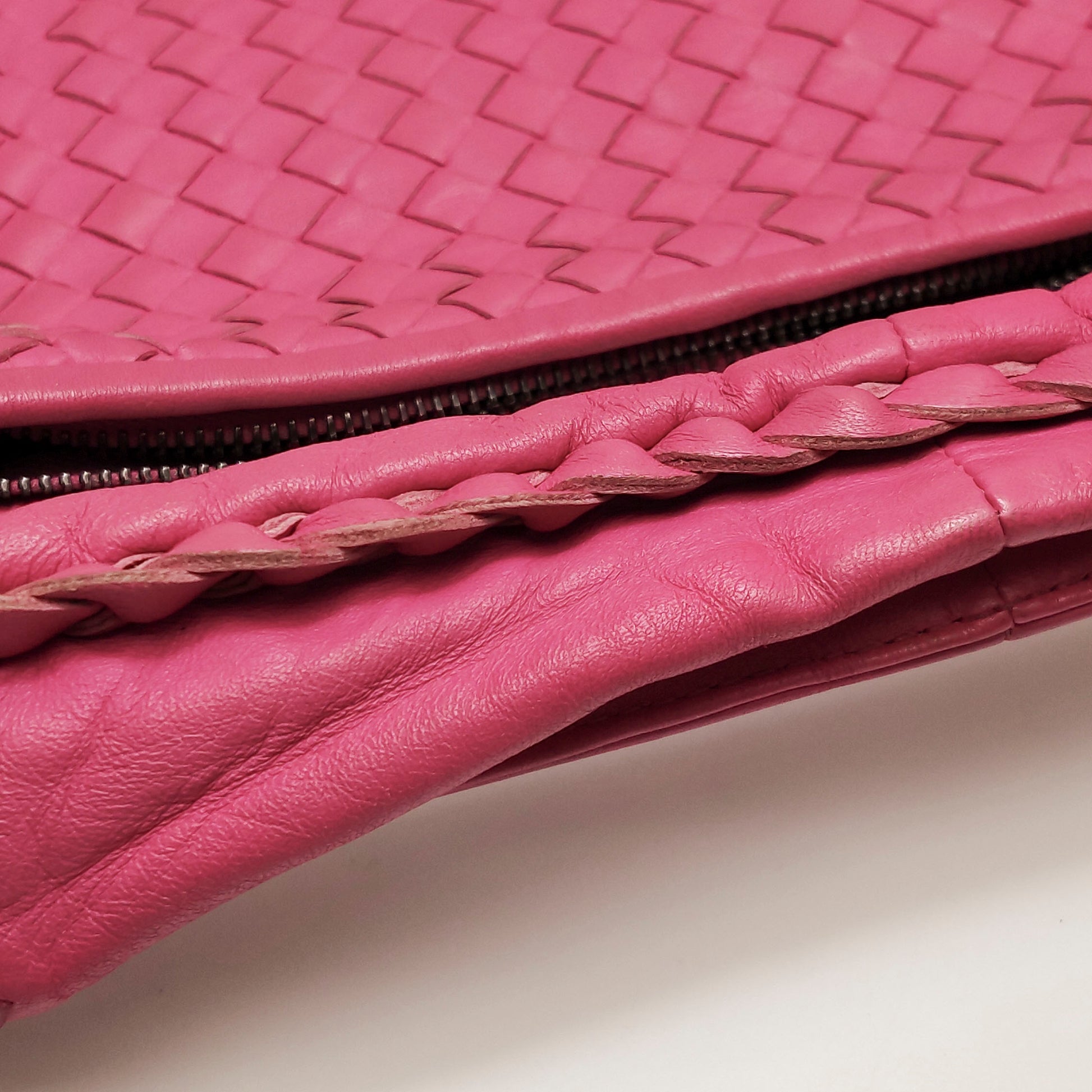 Bottega Veneta Intrecciato Hobo Pink